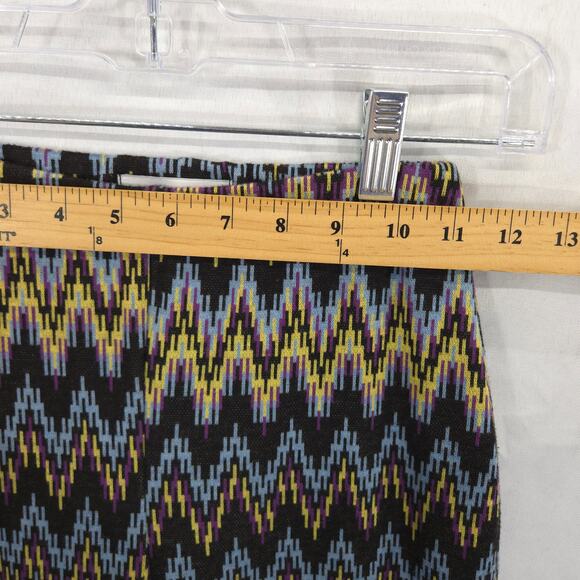 Urban Outfitters Pants Womens XS Multicolor Geometric Boho Bootcut Knit Pull On - Picture 8 of 12